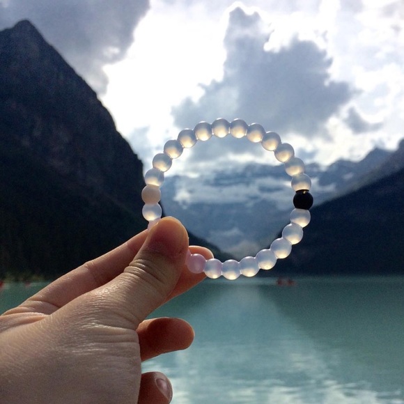 Lokai Bracelet Set (2 Total: Classic and Rainbow Make-a-Wish) - Picture 2 of 3